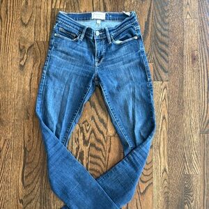 FRAME denim le skinny de jeanne jeans dark wash size 25